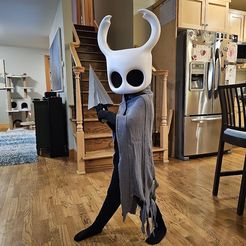 20230829_183020.jpg 3D file Kids Cosplay - Hollow Knight Mask and Needle・3D printing idea to download