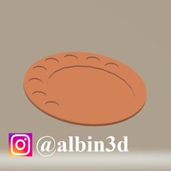 Paleta de colores.jpg Файл STL Paint palette paint・Модель 3D-принтера для загрузки