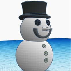 SnowmanGeckoHide.png Archivo STL gratuito Muñeco de nieve Gecko Hide・Design para impresora 3D para descargar