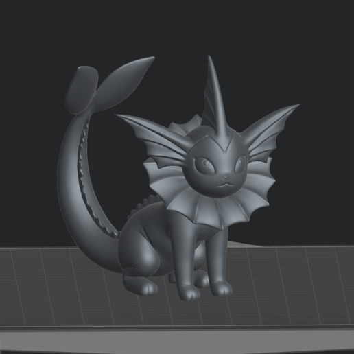 Vaporeon Pokémon 3D model