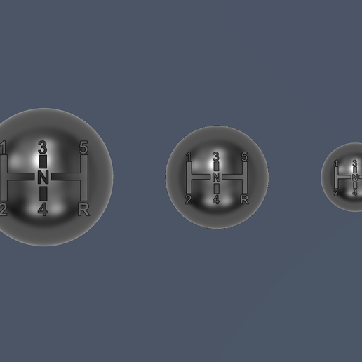 Gearknobs 1:35 3D model preview