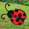 Ladybug-Pic1.jpg Décoration de fenêtre et de jardin avec un capteur de soleil en forme de coccinelle Plusieurs pièces Fichiers STL
