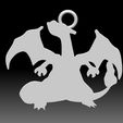 charizard-1.jpg POKEMON CHARIZARD SILHOUETTE PORTE-CLÉS (EASY PRINT NO SUPPORTS)