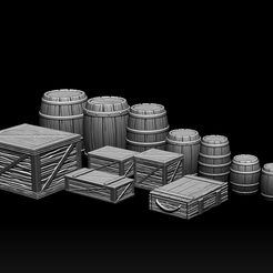 barrels-n-boxes.jpg Barrels and crates for tabletop games