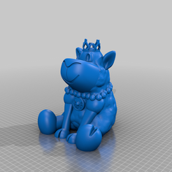 Sheep_Bank.png Download free STL file Princess Lamb Bank • 3D printer template, ChrisBobo