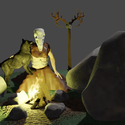 степь-1.png Fichier STL Shaman・Modèle pour impression 3D à télécharger
