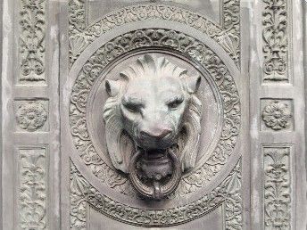 Doorlion1.jpg Télécharger le fichier STL gratuit Suspension murale tête de lion (Door Lion 3D Scan) • Objet pour impression 3D, 3DWP
