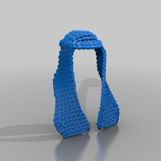 wig judge - 3D model önizlemesi