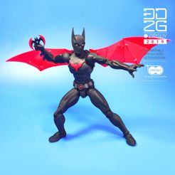 ZIP GUYS FIGURE_BATMAN BEYOND-36.jpg Free STL file BATMAN BEYOND BATARANG・3D printing template to download