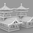 1.png Chinese model: Guest station decor, desktop, landscape decoration, semi-terrestrial, terrarium, rockery, bonsai