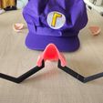 20250222_143601.jpg Waluigi wearable Nose and Mustache