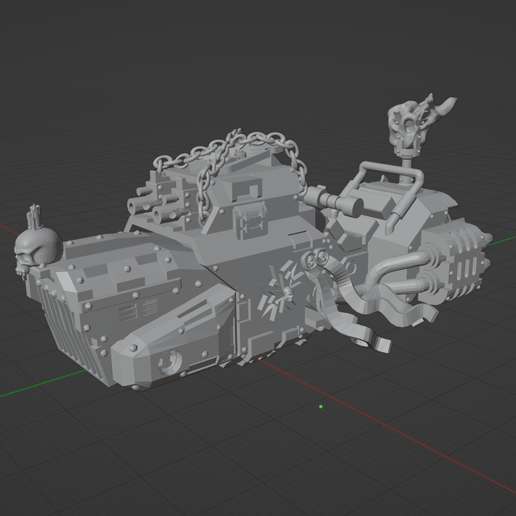 Dark Crusader Grav Bike 3D model