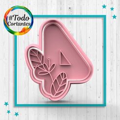 4389-4-con-flores.40.jpg STL file Cutter number 4 with flowers・3D printable model to download