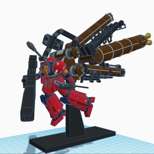 Télécharger le fichier STL gratuit psycho zaku (@ gundam thunderbolt ...