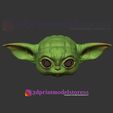 Yoda_Baby_Helmet_3D_Print_06.jpg Mandalorian Baby Yoda Helmet Costume Cosplay Star Wars