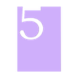 5TableNumber.stl Numéros de table minimalistes 1-22