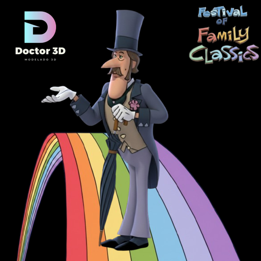 Family Classics Festival - Around the world in 80 days - figure + base