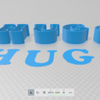 Hugo-6.png Hugo H U G O name in capital letters for Capital Letters candy dish