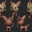 lillipuo-7.jpg Pokemon - Lillipup with 2 poses