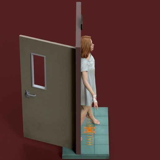 OBJ file Laurie Strode from Halloween 2 🎃 ・3D print design to download ...