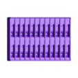 Um print core organizer 6.stl Ultimaker Print core organizer rack