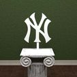 Download New York Yankees logo A3MPU High quality free Dxf files