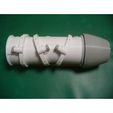 03-Nozzle-Assy01.jpg STL file Swivel Nozzle for Jet Engine, 3 Bearing Type, [Phase 1]・3D printer model to download