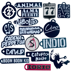 Bandas-nac.-1.png STL file Key rings of Argentine bands・3D printable model to download
