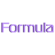 F1-FORMULA.stl F1 Desk Logo