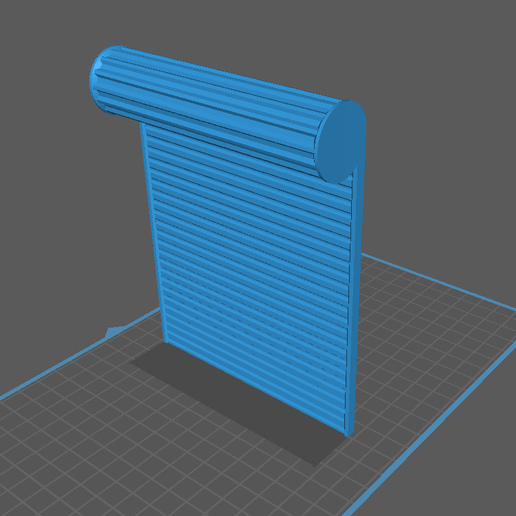 Roller Door - STL File for Scale Models and Dioramas