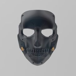 DIE HARDMAN MASK front1.jpg Descargar archivo STL Die Hardman Mask (inspirada) de Death Stranding • Plan imprimible en 3D, Hephaestus3D