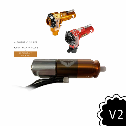 hpa-aligment-maxx-phoenix.png M4 - AEG HPA - MAXX MODEL + BLACKDRAFT PHOENIX ALIGMENT CLIP - Airsoft