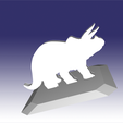 dinosa3ur2.png STL file: Triceratops - Dinosaur toy Design for 3D Printing