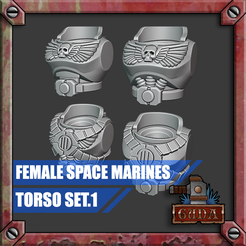 FSMTORSOS.png Female Space Marine Torsos