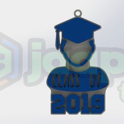 GRADUADO-H2AZ.jpg Key ring Graduation 2019