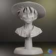 2.jpg Affe D. Luffy Büste ein Stück Strohhut STL 3D-Druck Figur Statue