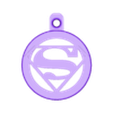 Porte clef superman.stl Superman Keychain