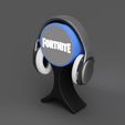 KS3Dprints-Headphone-Stand-Fortnite-07.png Fortnite Headset Stand with LED Lights