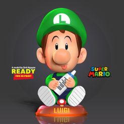 Baby_Luigi_3D.jpg 3D file Baby Luigi・3D print model to download, nlsinh