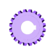 CD45İ10WHGK1_G.stl Worm Gear - Center D. 45 mm - Ratio 5 & 10 - Worm with Hole