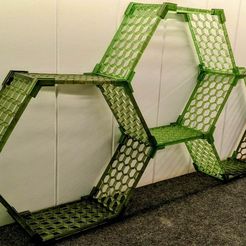 3.jpg Archivo 3D Almacenamiento modular hexagonal・Idea de impresión 3D para descargar