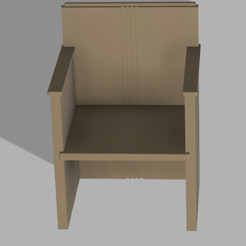 chair-basic-square.png Art deco cubic chair