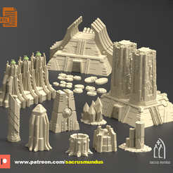 ETSY_Main.png 3D file Karnac, The Tomb Planet・Model to download and 3D print