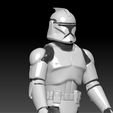 screenshot.407.jpg STAR WARS .STL The Clone Wars OBJ. Clone Trooper phase 1 and 2 3d KENNER STYLE ACTION FIGURE.