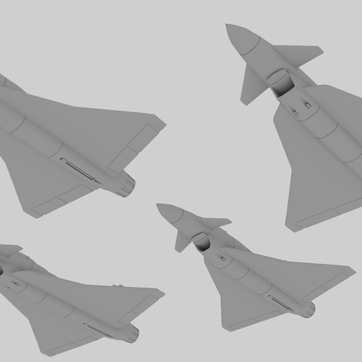 Image-03.png Télécharger fichier STL gratuit Pack F-31 Thunder Shark (Rockwell-MBB X-31) • Design pour imprimante 3D, SpocksGlock