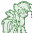 -4.png My Little pony 4 cookie cutter