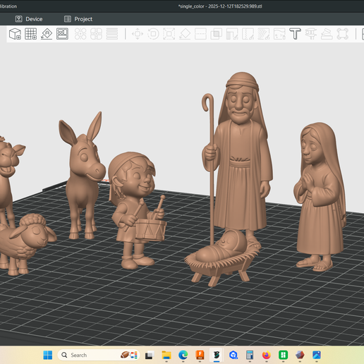 Screenshot-2638.png Упрощенная версия рождественской сцены "Мальчик-барабанщик