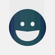 Word-Shape-Mask-(Complete,-Top-View).png 3D Word Shape of Mask (Happy Face, Sad Face)