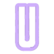 U_Ucase.stl heinrich - alphabet font - cookie cutter