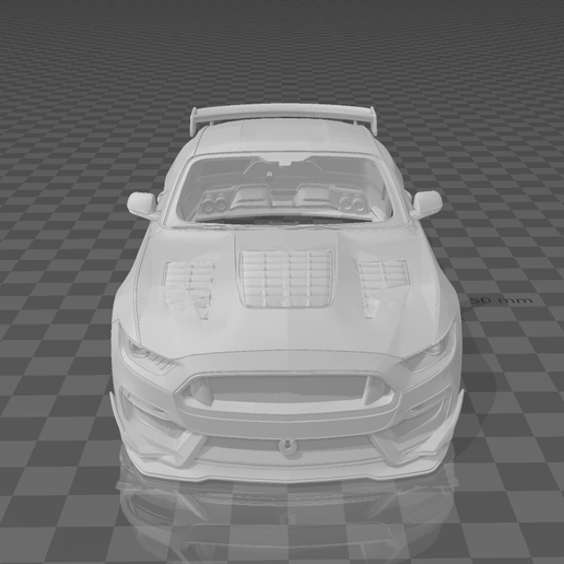 🚙 Ford Mustang GT4 2023 Shell Body – Divided Parts for Easy Printing ...